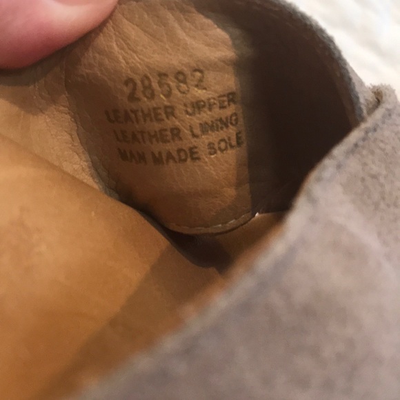 {Garnet Hill} Suede Cross Band Platform Wedges 6 - Picture 7 of 8